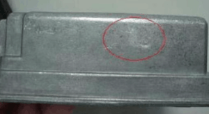 Die casting Common Defects - depression